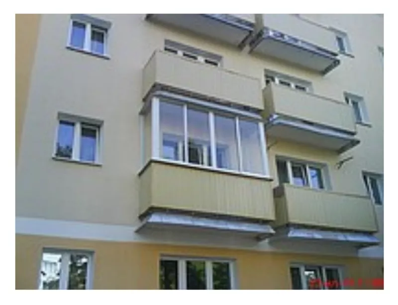 Балконные рамы раздвижные из алюминия и ПВХ с установкой